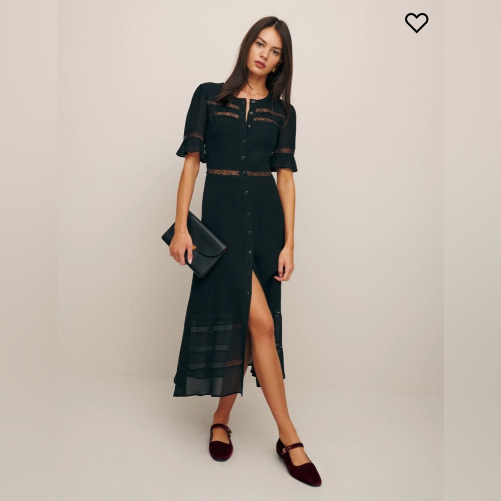 Reformation Woodson Dress Size 6 worn once!